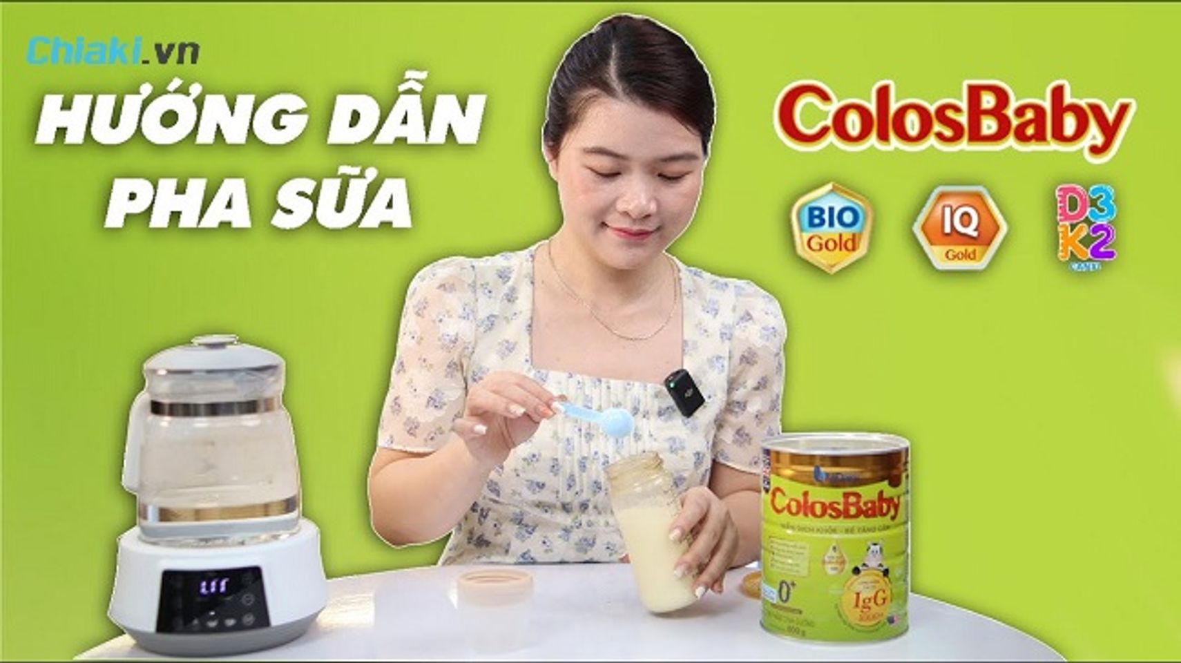 C&aacute;c bước pha sữa bột Colosbaby
