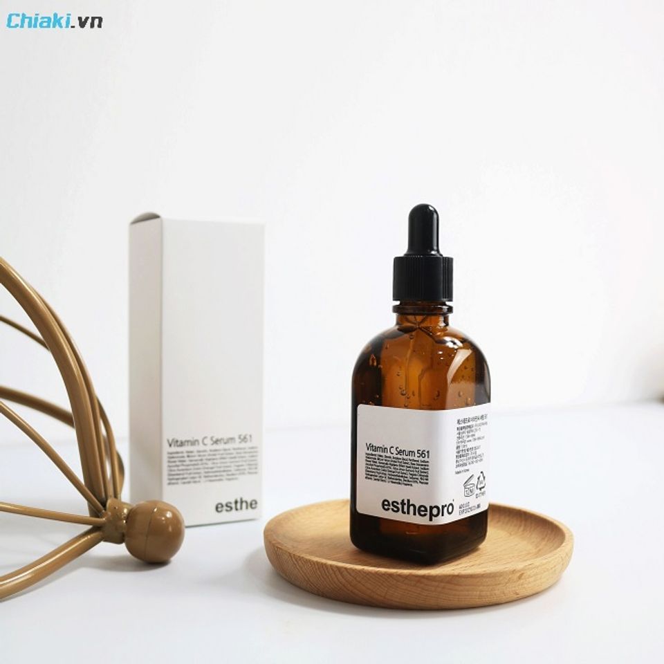 Serum Vitamin C 561 Esthepro&nbsp;gi&uacute;p dưỡng trắng cho da hỗn hợp thi&ecirc;n kh&ocirc;