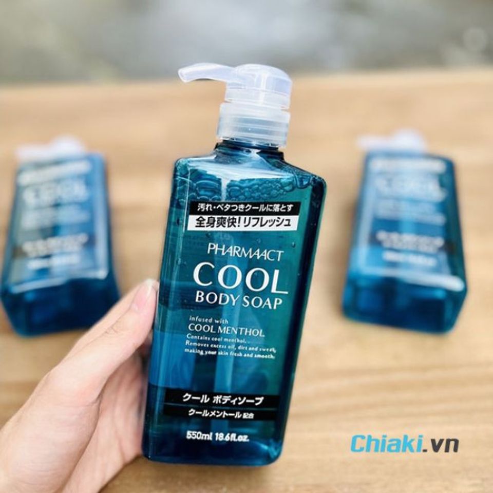 Sữa tắm cho nam Pharmaact Cool Body Soap