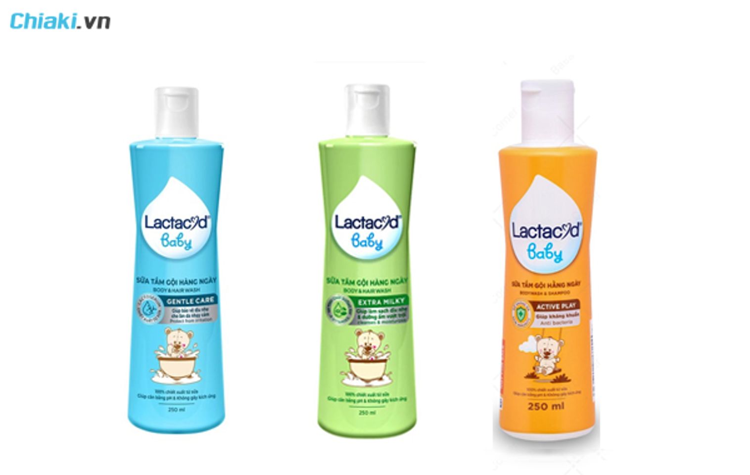 Sữa tắm Lactacyd c&oacute; mấy loại?