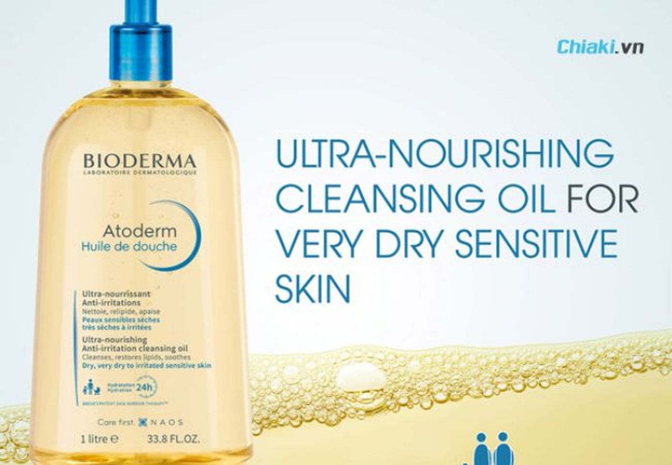 Dầu Tắm Bioderma Atoderm Huile De Douche
