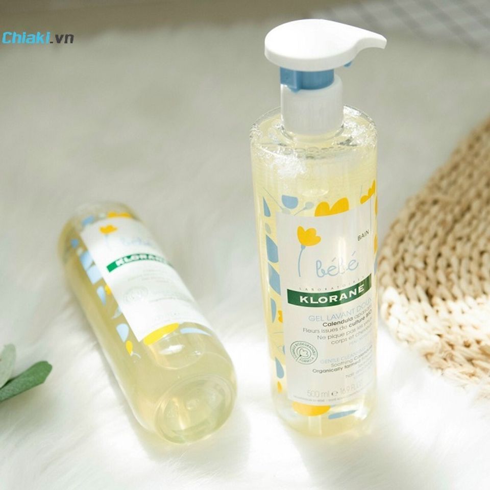 Sữa tắm gội Klorane bebe cấp ẩm, l&agrave;m dịu da cho b&eacute;