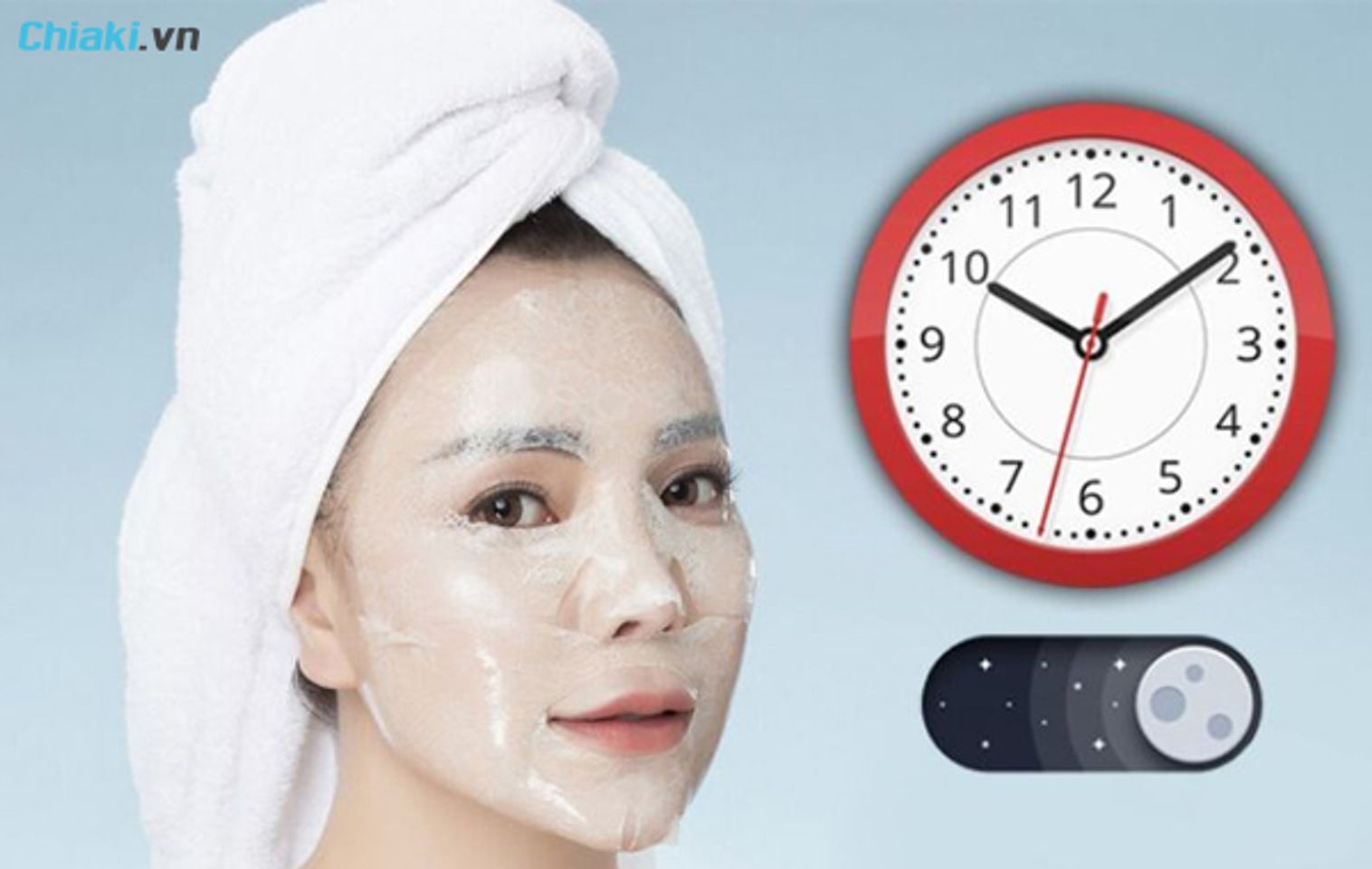 X&aacute;c định thời gian đắp mặt nạ theo hướng dẫn