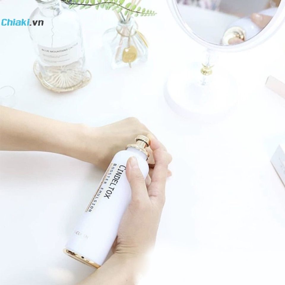 Nhũ tương hỗ trợ trắng da Cindel Tox Booster Emulsion