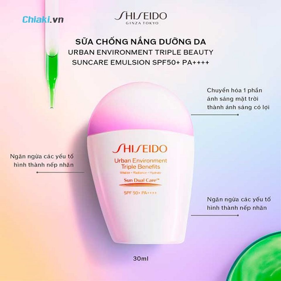 Kem chống nắng Urban Environment Triple Beauty Suncare Emulsion