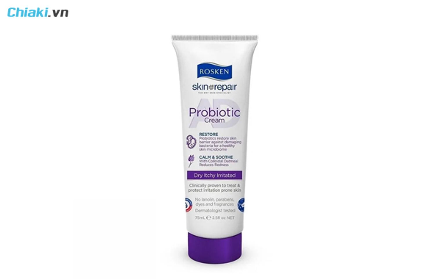thuốc b&ocirc;i dị ứng mẩn ngứa Rosken AD Probiotic Cream