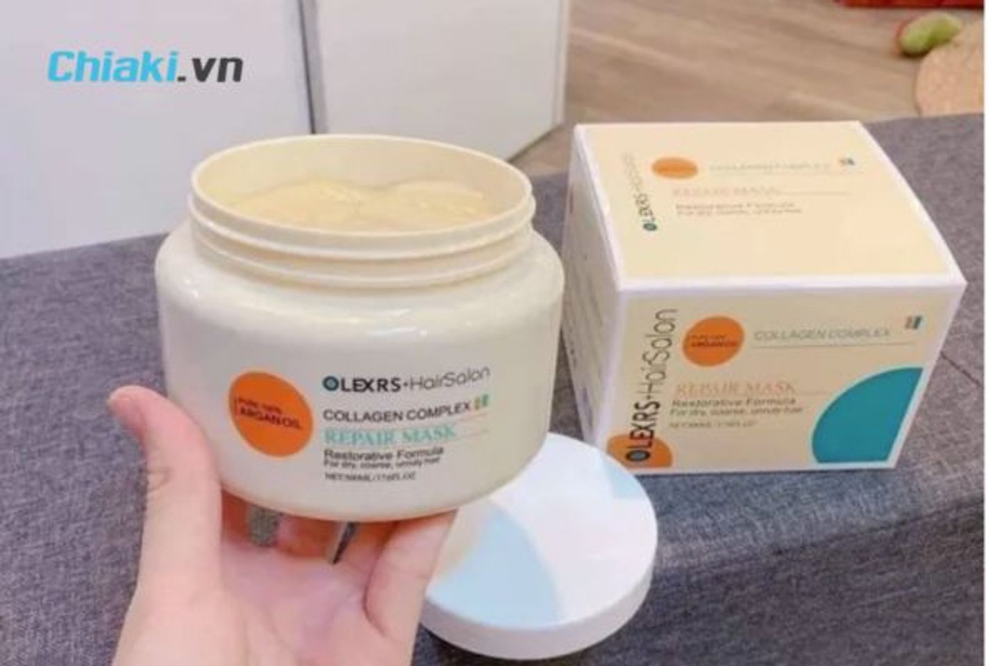 Kem ủ t&oacute;c phục hồi Olexrs Argan Oil Collagen Complex