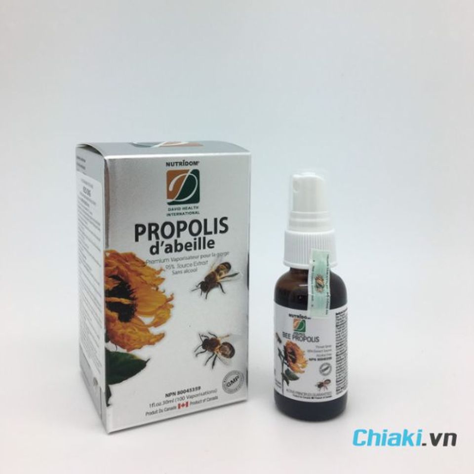 Keo ong xịt họng David Health