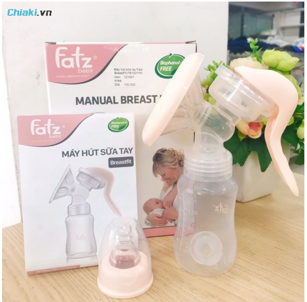 M&aacute;y h&uacute;t sữa cầm tay Fatzbaby Handy 1 được nhiều mẹ tin d&ugrave;ng