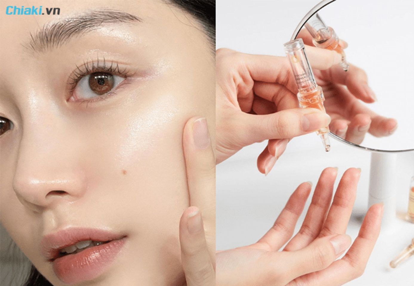 C&aacute;ch sử dụng ampoule thay thế cho serum