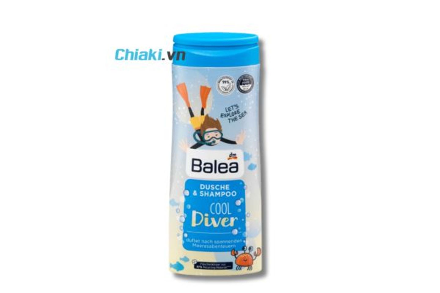 Sữa tắm gội Balea Dusche & Shampoo Cool Diver
