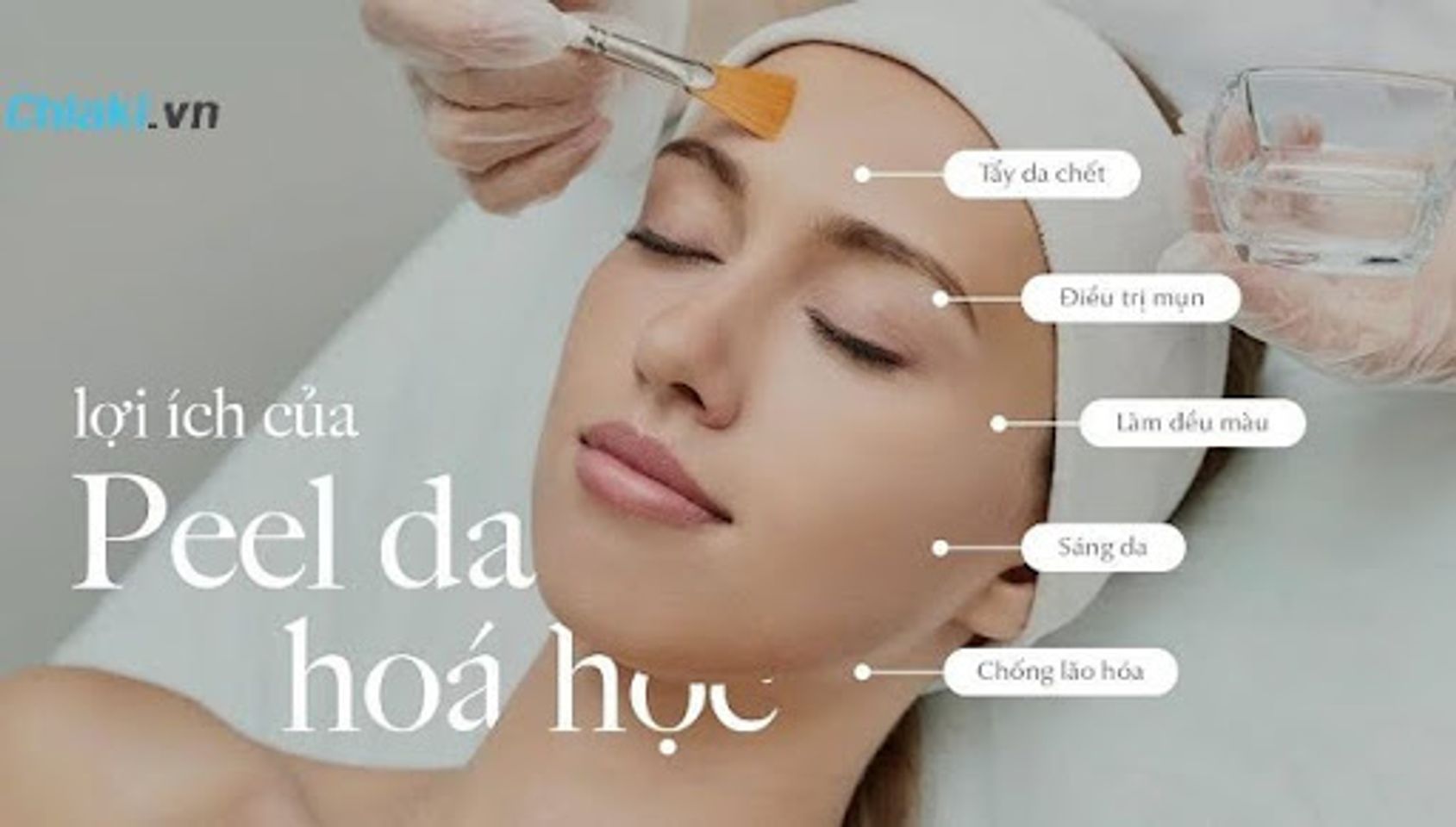 ưu điểm dụng của peel da trị mụn