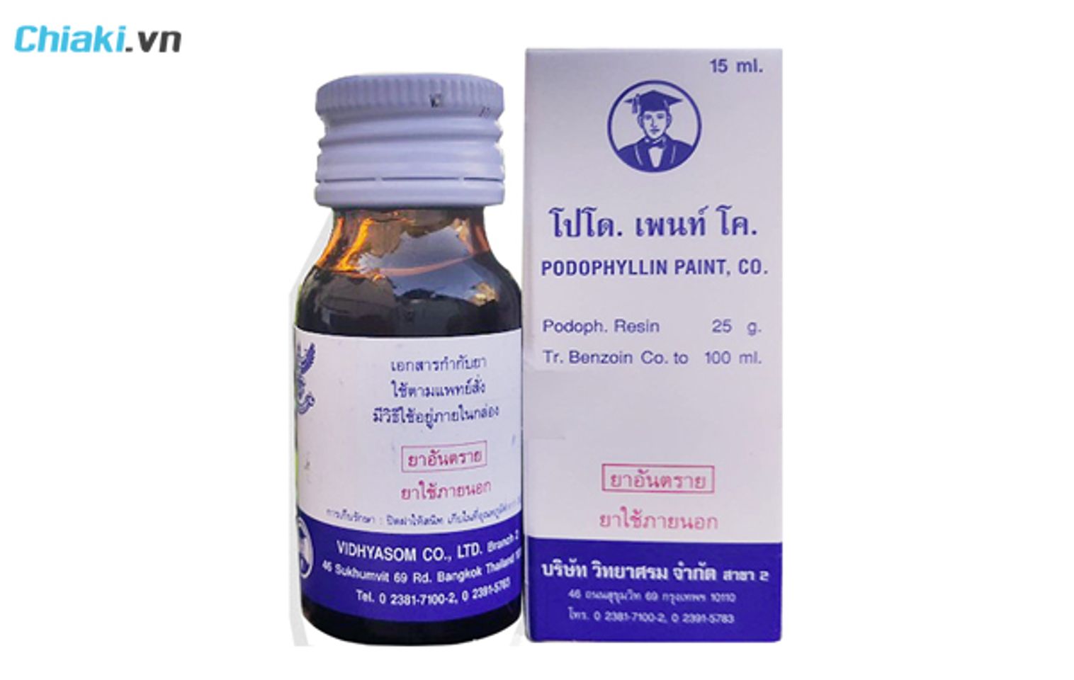 thuốc trị mụn c&oacute;c Podophyllin 25%