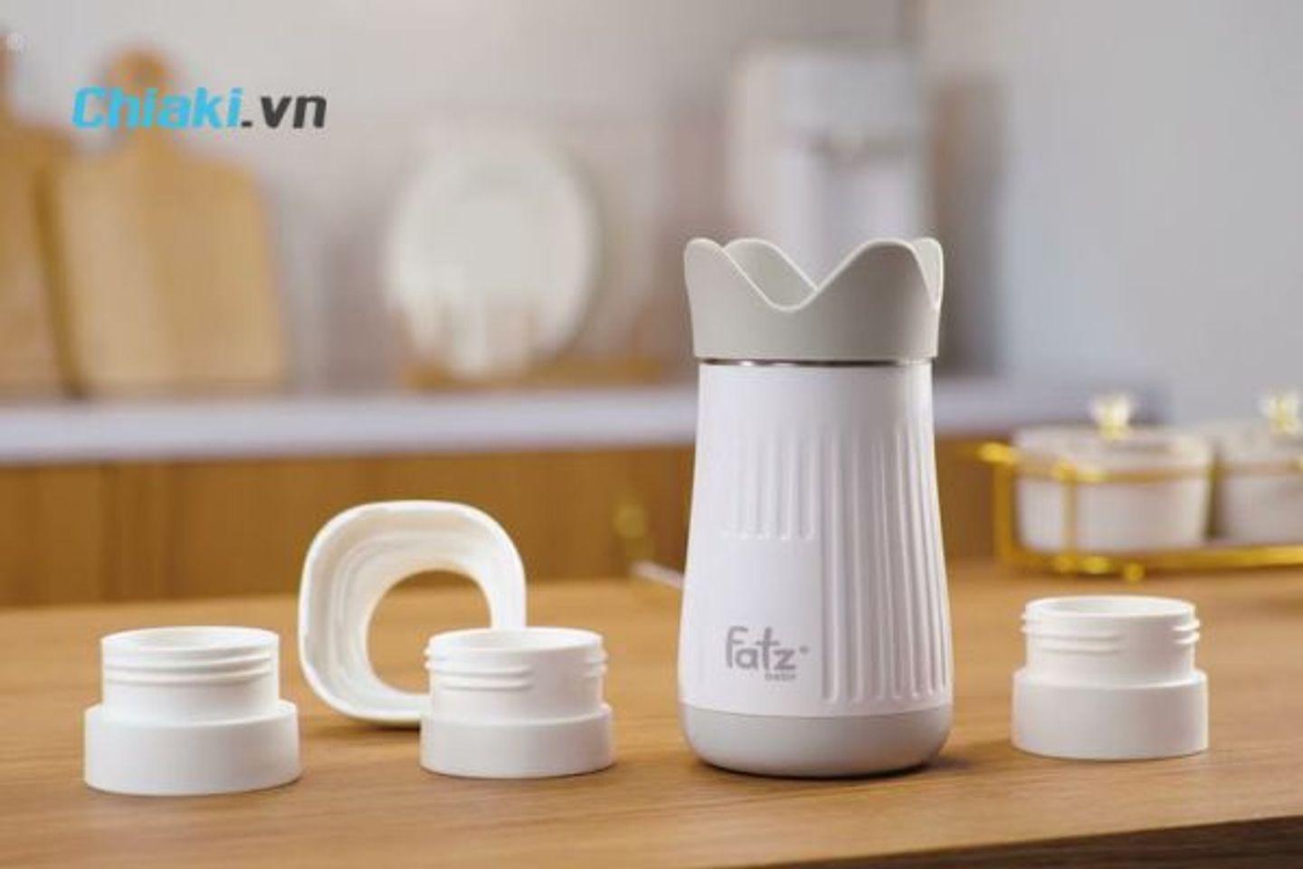 M&aacute;y h&acirc;m sữa cầm tay kh&ocirc;ng d&acirc;y Fatzbaby Ready 2 FB3102SL