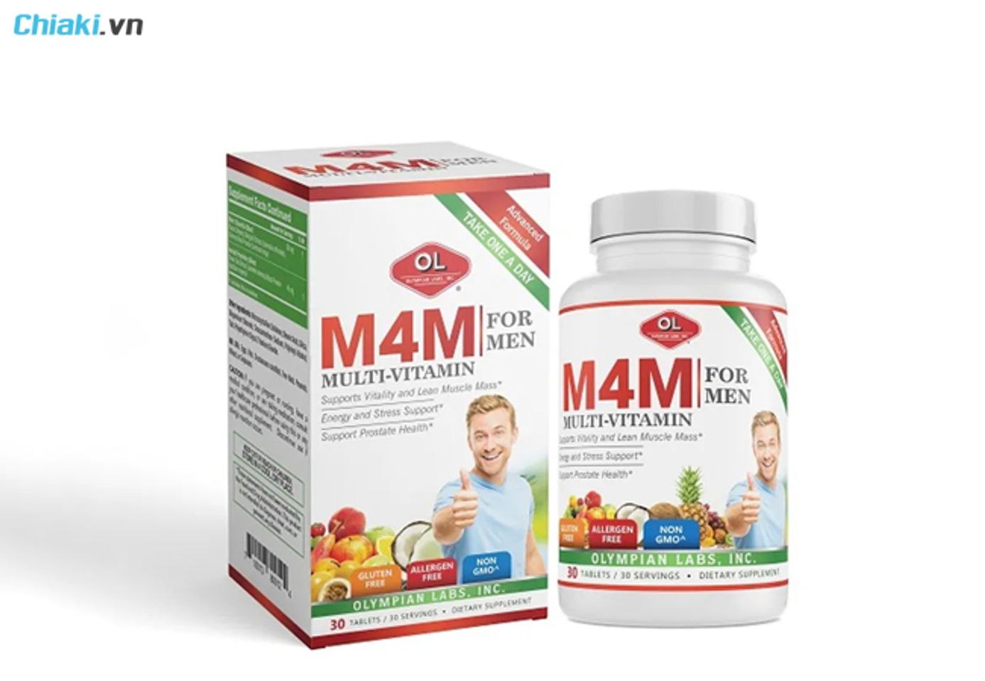 vitamin tổng hợp cho người suy nhược cơ thể M4M Multi-Vitamin For Men&nbsp;
