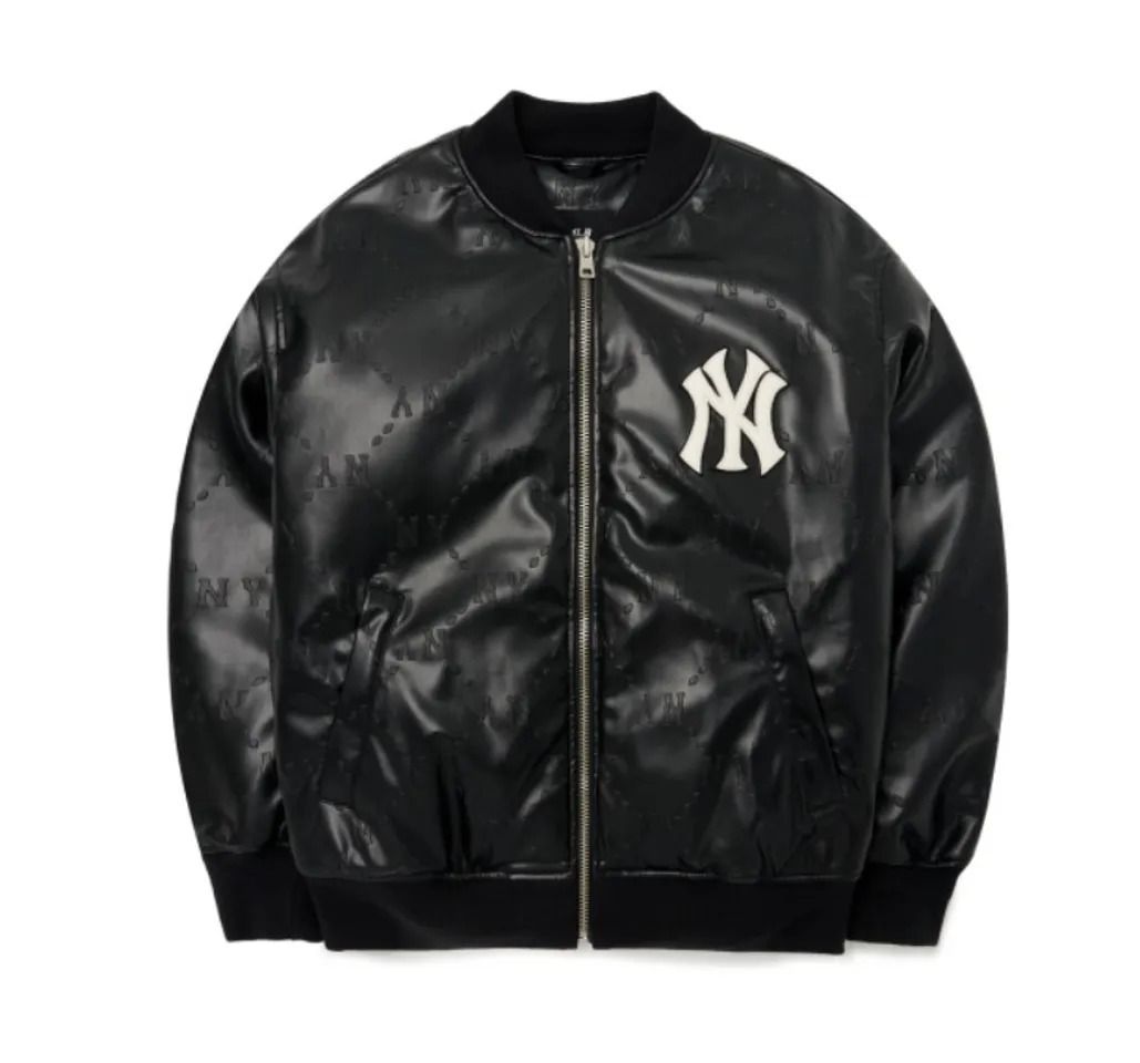Áo khoác MLB Monogram Jacquard Denim 3FDKM0224-50NYD