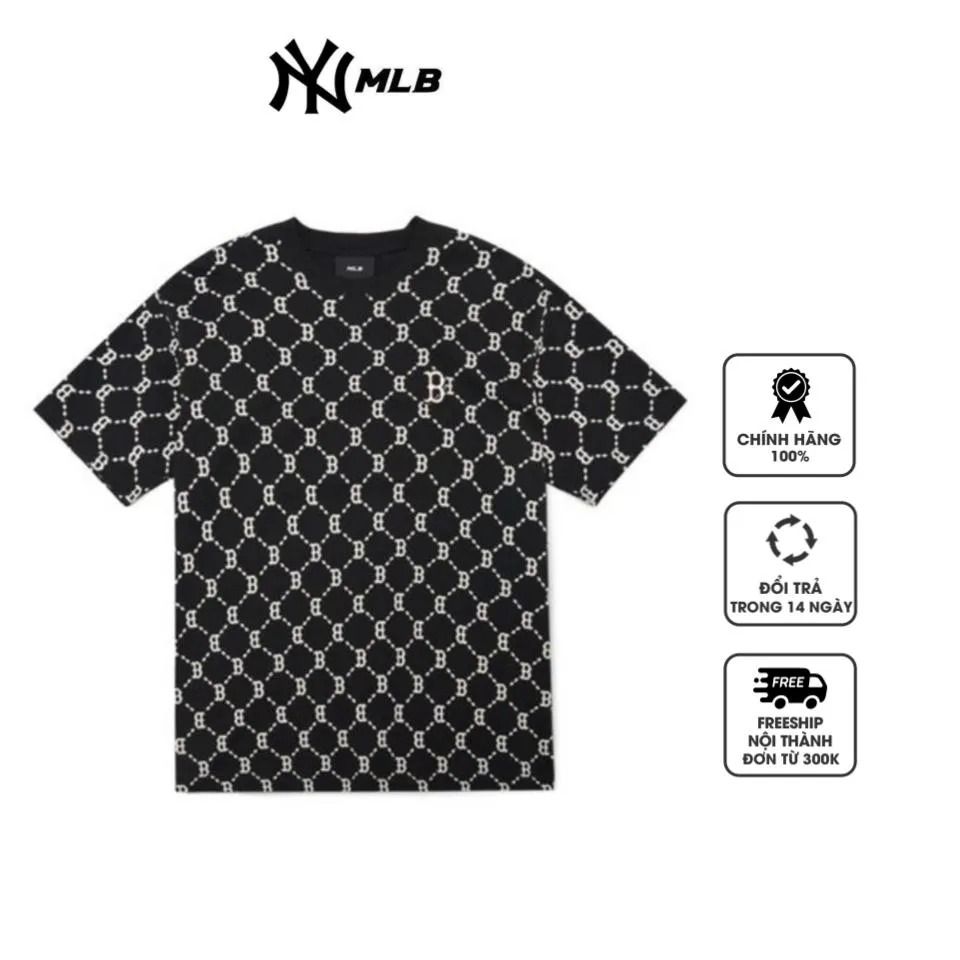 Áo phông MLB Diamond Monogram Boston Red Sox