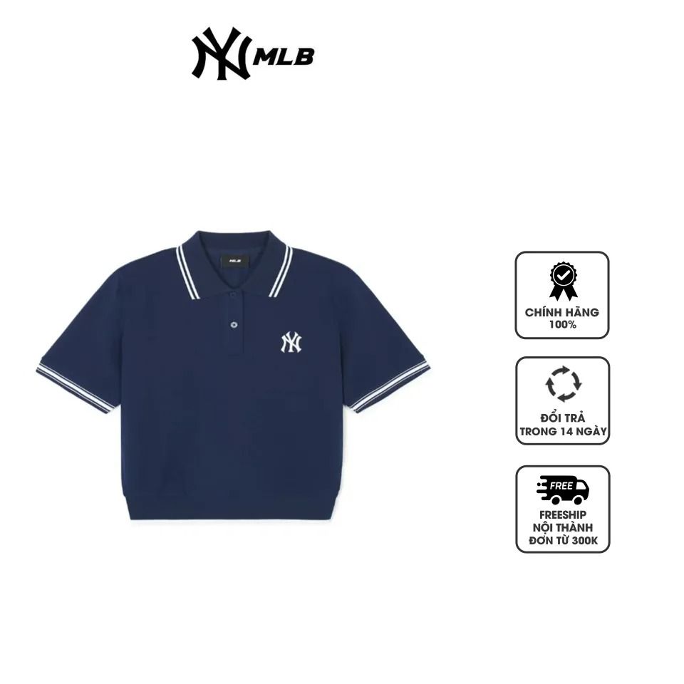 Áo MLB Monogram Vegan Leather Jumper New York
