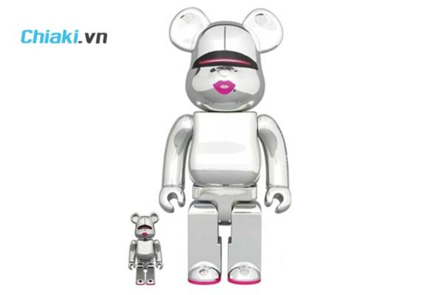 Bearbrick Sorayama 2G Silver Ver 2G M&agrave;u Bạc Size 100% + 400%