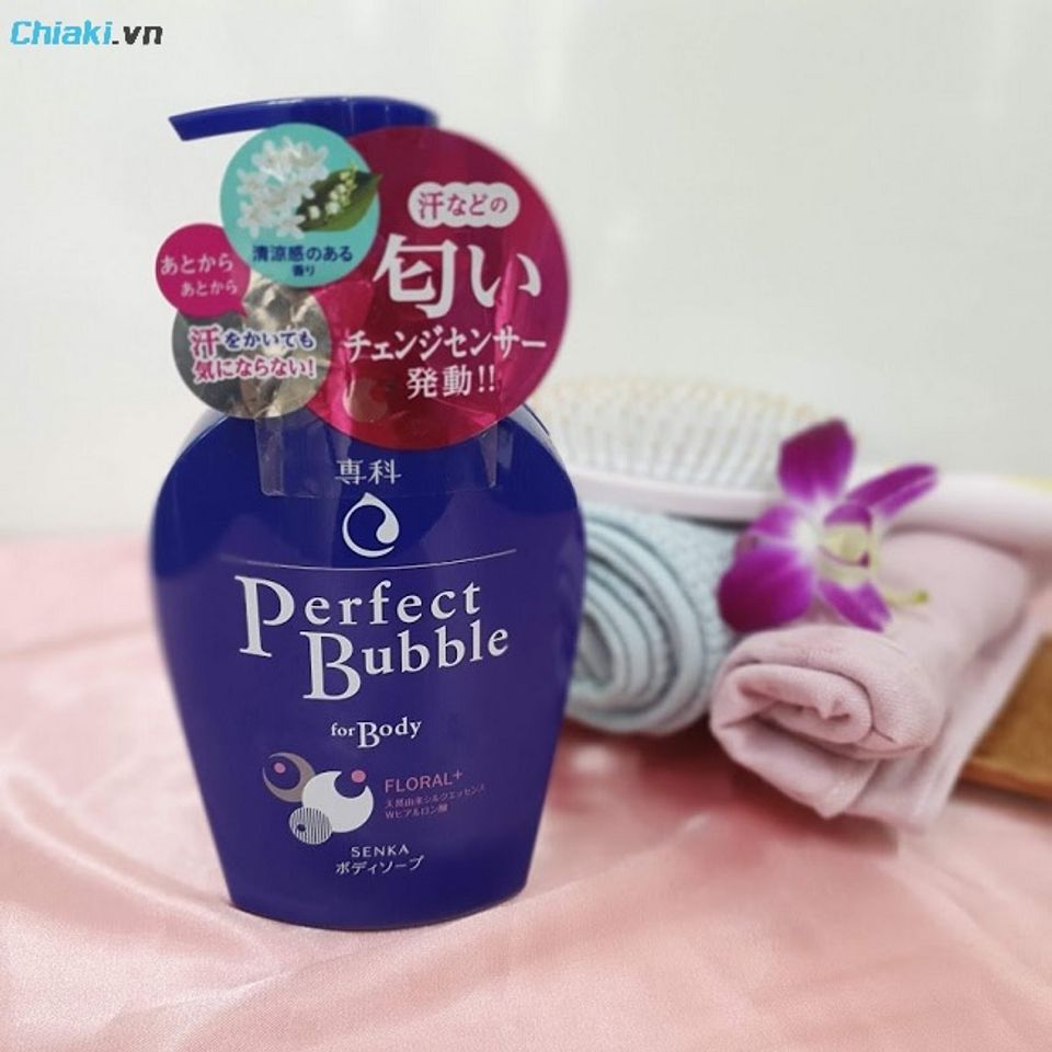 Sữa tắm Shiseido Perfect Bubble&nbsp;chăm s&oacute;c da, nu&ocirc;i dưỡng da mềm mịn