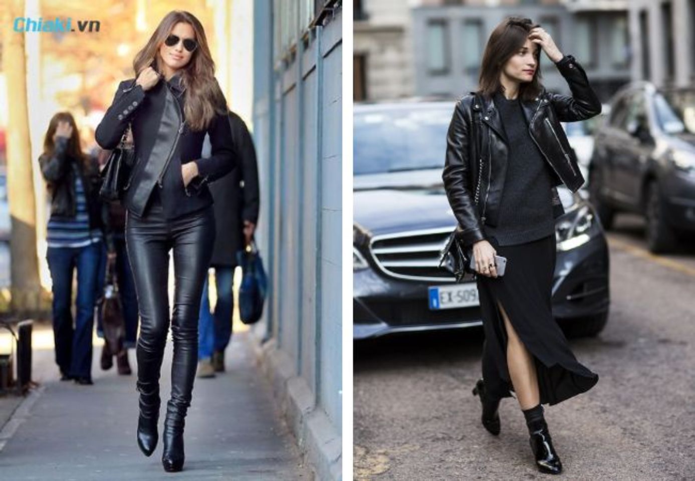 C&aacute; t&iacute;nh c&ugrave;ng quần &aacute;o da v&agrave; boots