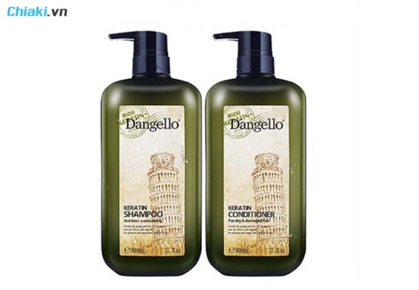 bổ sung keratin với dầu gội xả D'angelo Keratin