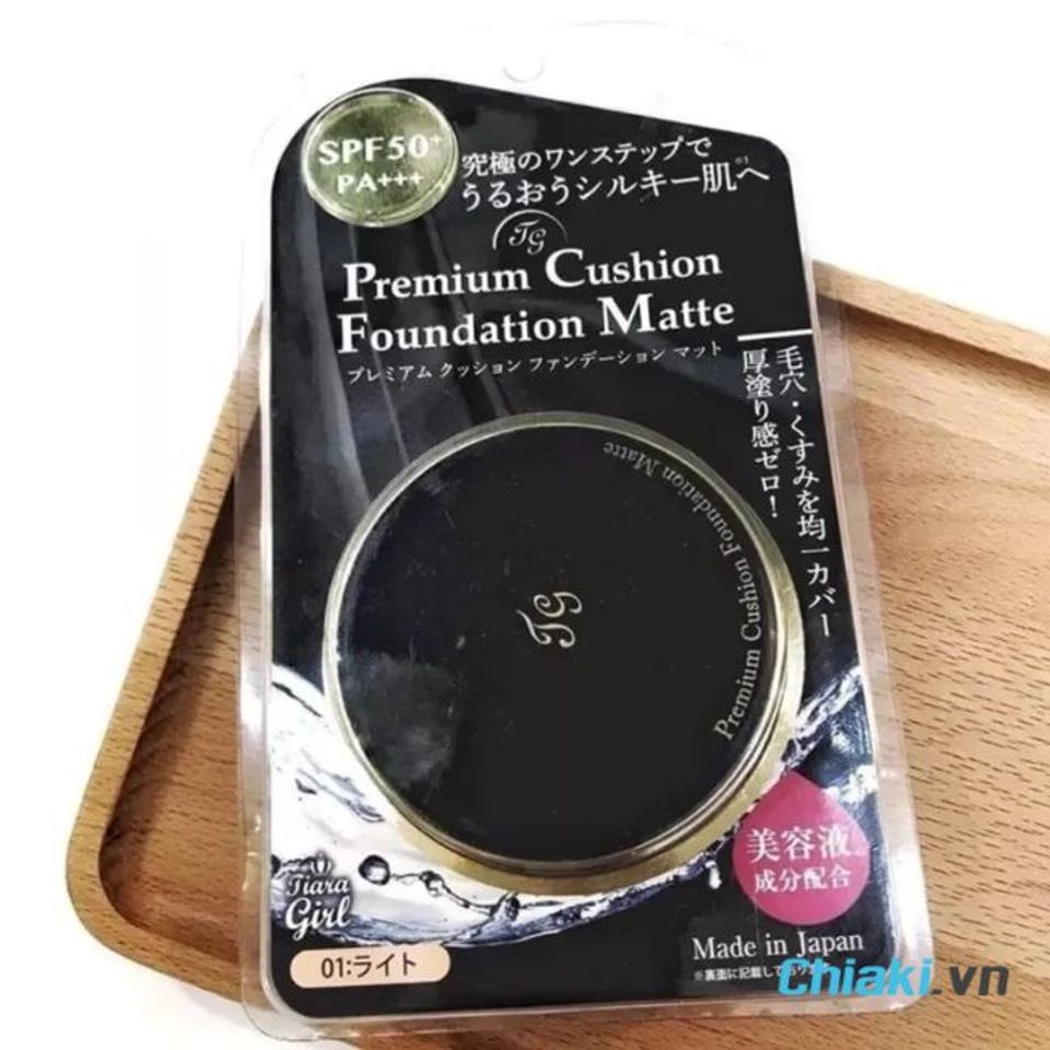 Cushion cho da dầu lỗ ch&acirc;n l&ocirc;ng to Tiara Girl