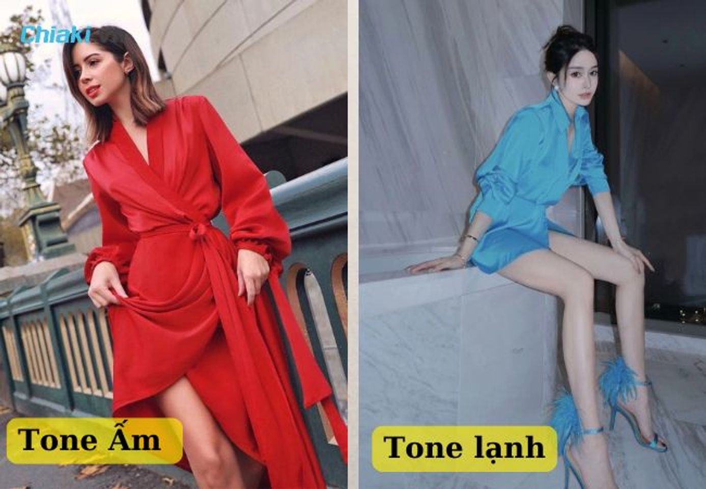 Dựa v&agrave;o m&agrave;u sắc của trang phục