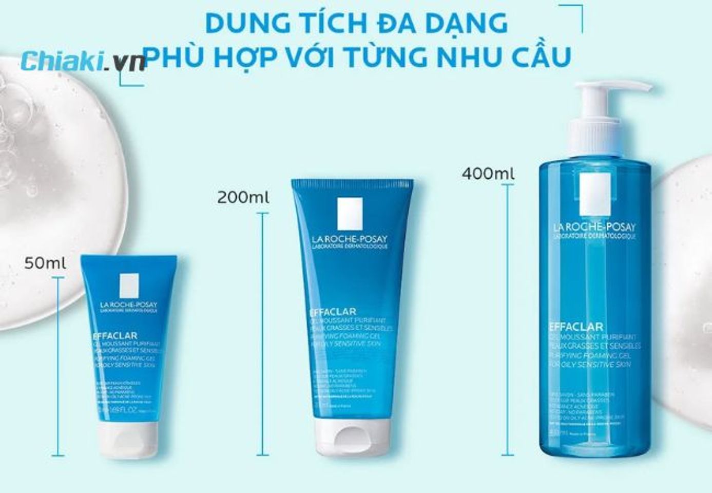 Gel rửa mặt La Roche Posay Effaclar