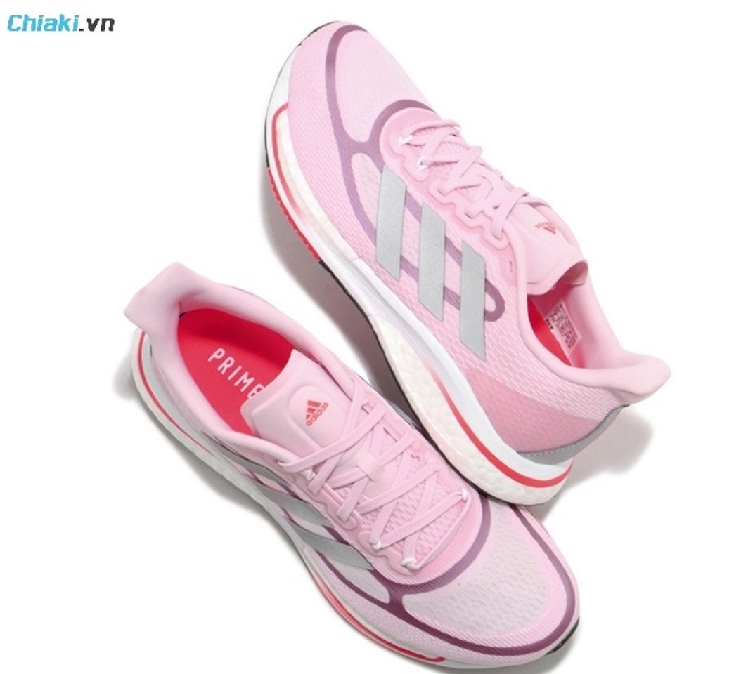 Gi&agrave;y Adidas Wmns Supernova+ Fresh Candy g&acirc;y được ấn tượng mạnh với t&ocirc;ng m&agrave;u Fresh Candy nổi bật