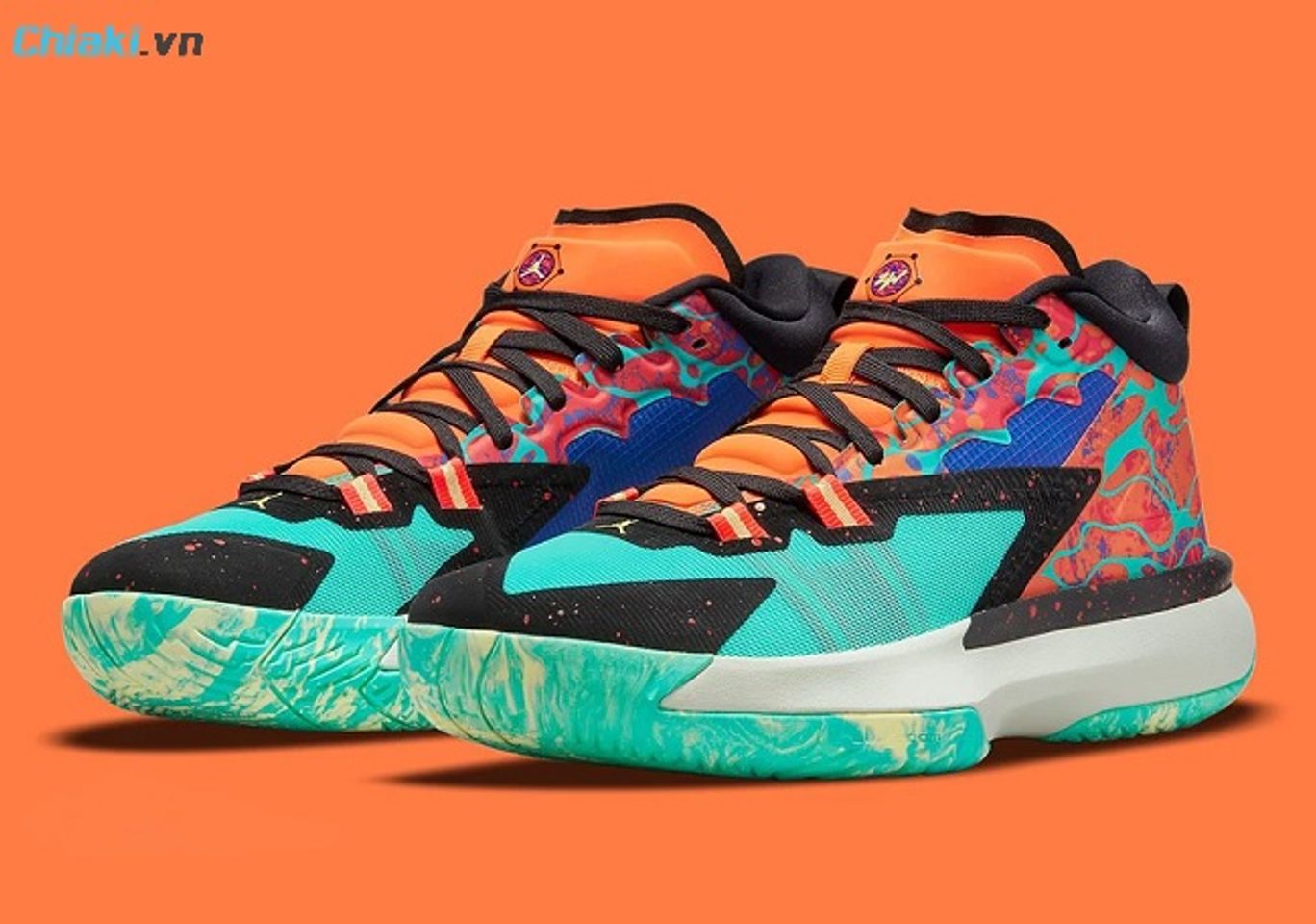 Gi&agrave;y b&oacute;ng rổ Nike Jordan Zion 1 Pf Williamson Hyper Jade&nbsp;tăng hiệu suất bật nhảy tốt