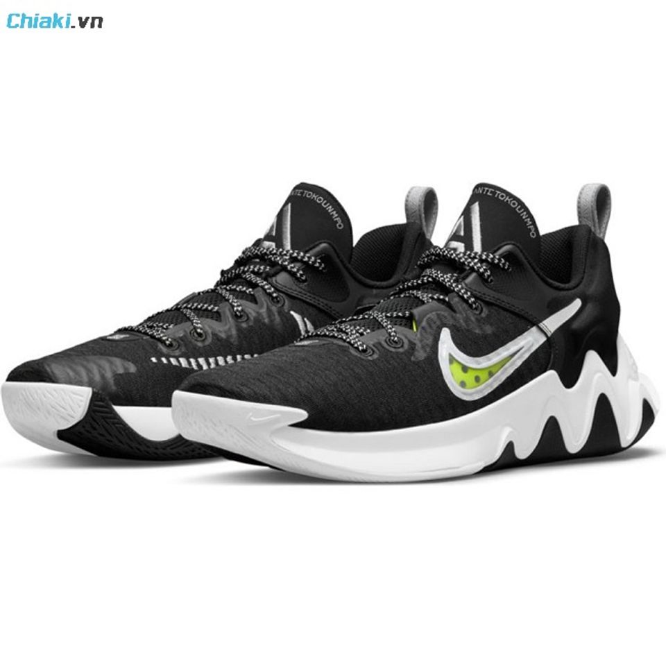 Gi&agrave;y b&oacute;ng rổ Nike outdoor Giannis Immortality Black Volt phong c&aacute;ch năng động