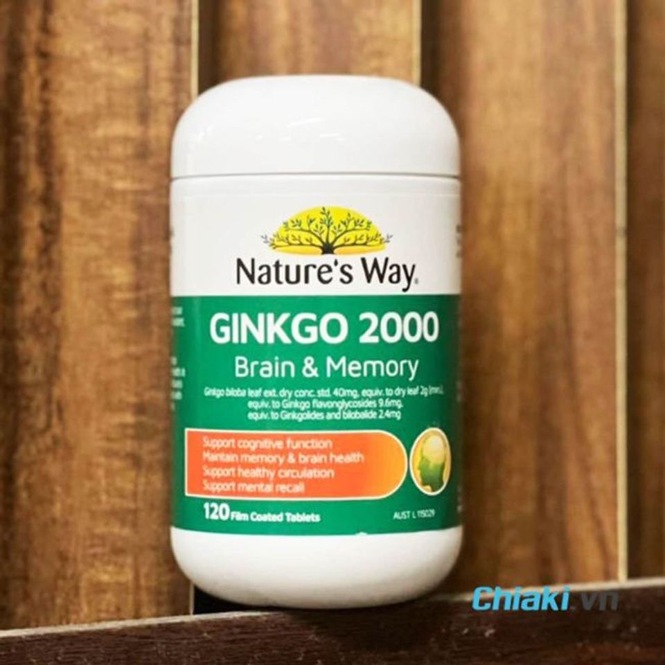 Hoạt huyết dưỡng n&atilde;o Ginkgo Nature's Way