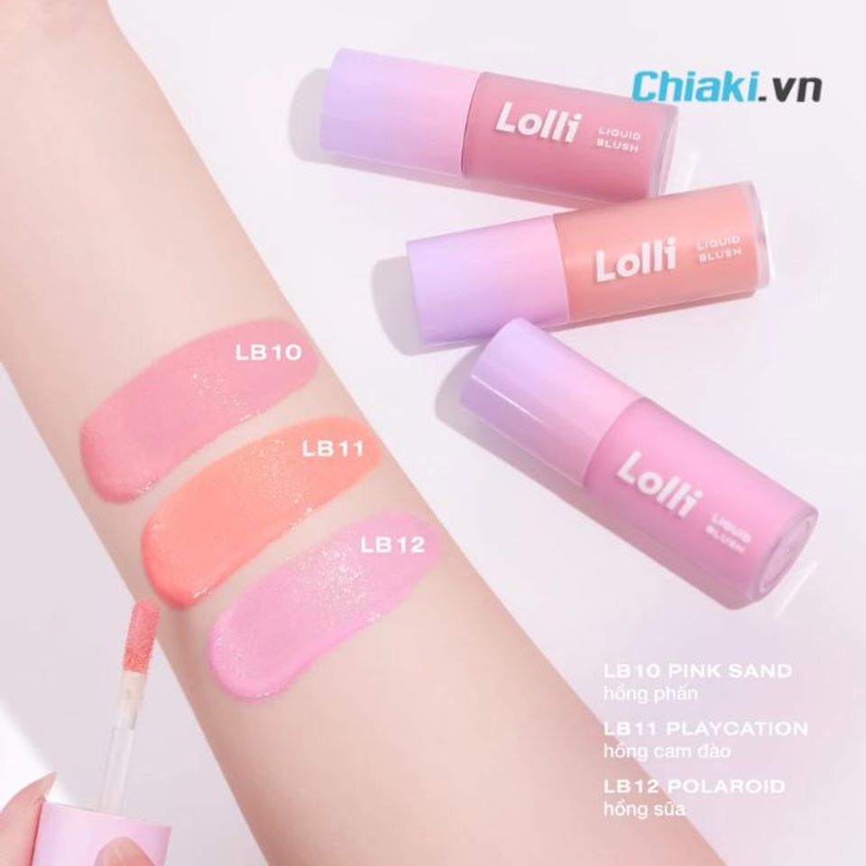 M&aacute; hồng kem Ofelia Lolli Liquid Blush