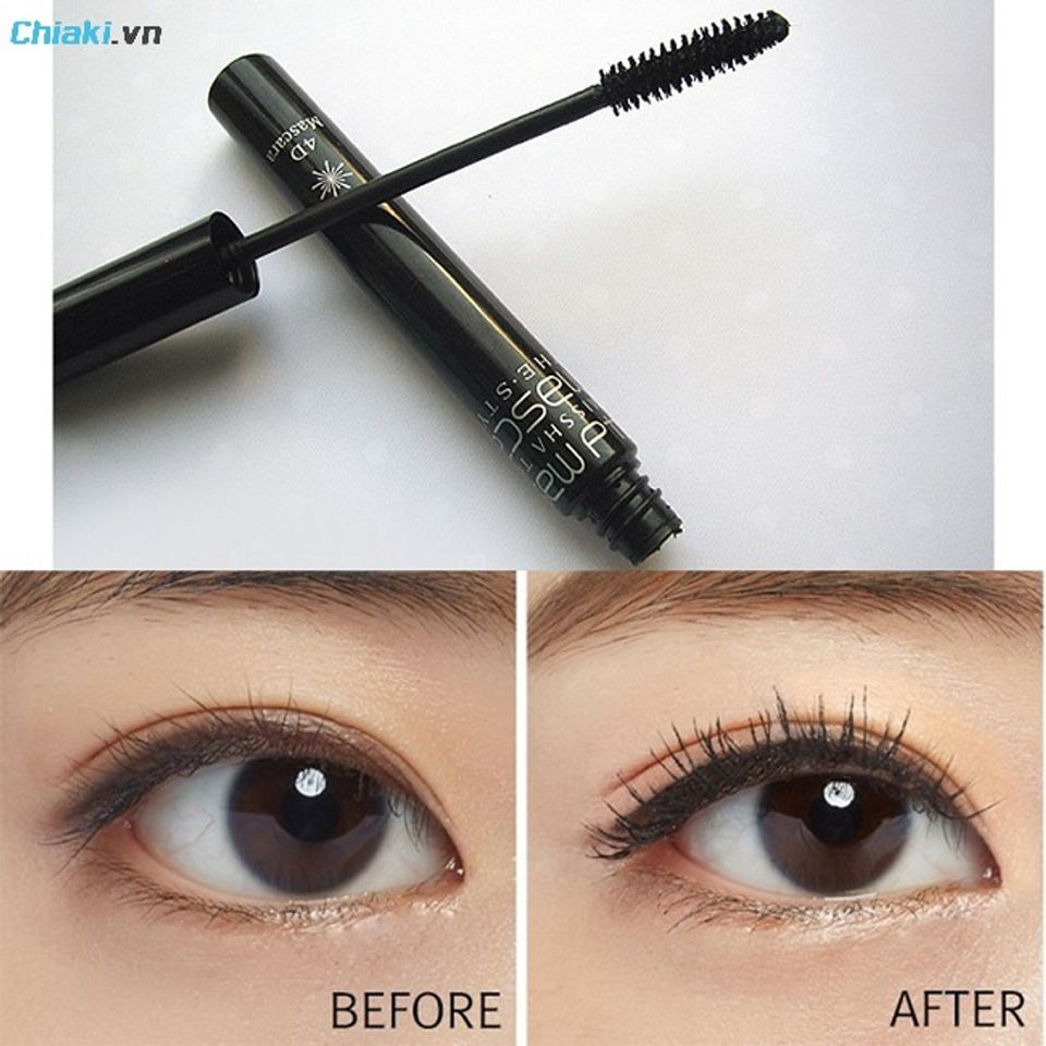 Mascara Missha cải thiện h&agrave;ng mi cong v&uacute;t 4D