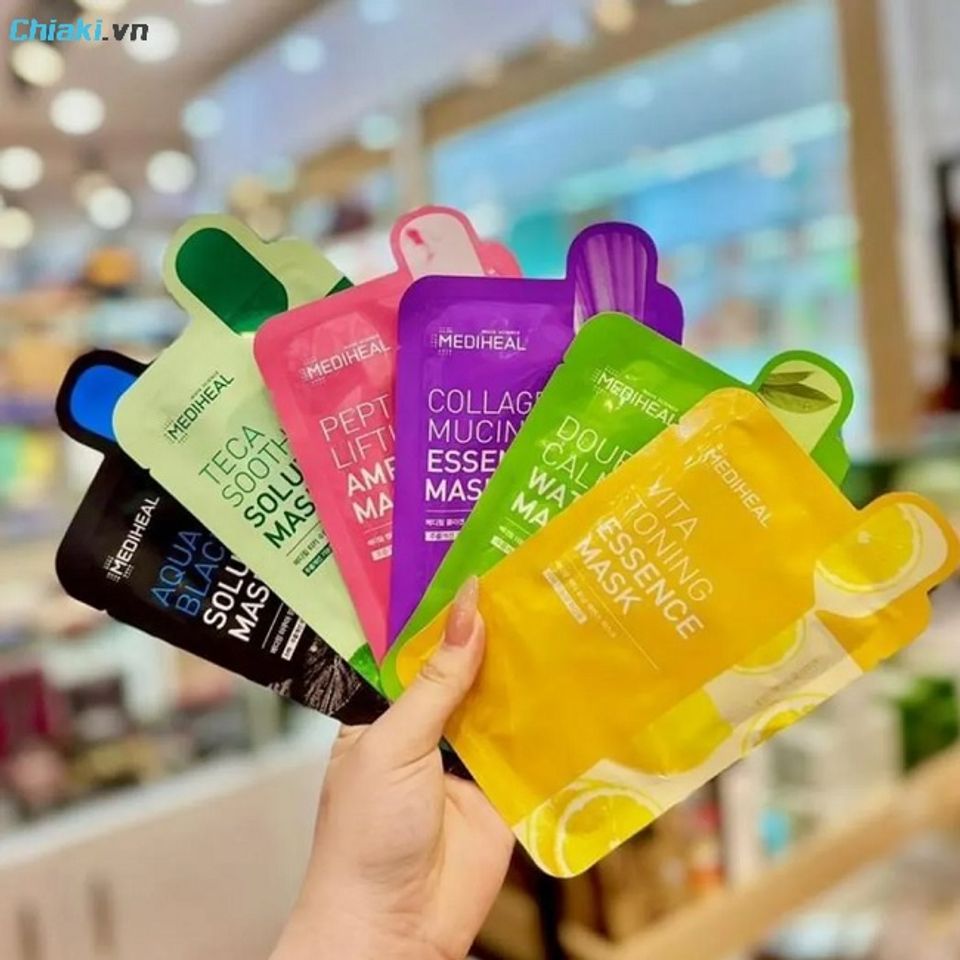 Mặt nạ dưỡng s&aacute;ng Mediheal Vita Toning H&agrave;n Quốc cải thiện l&agrave;n da, gi&uacute;p da căng mịn