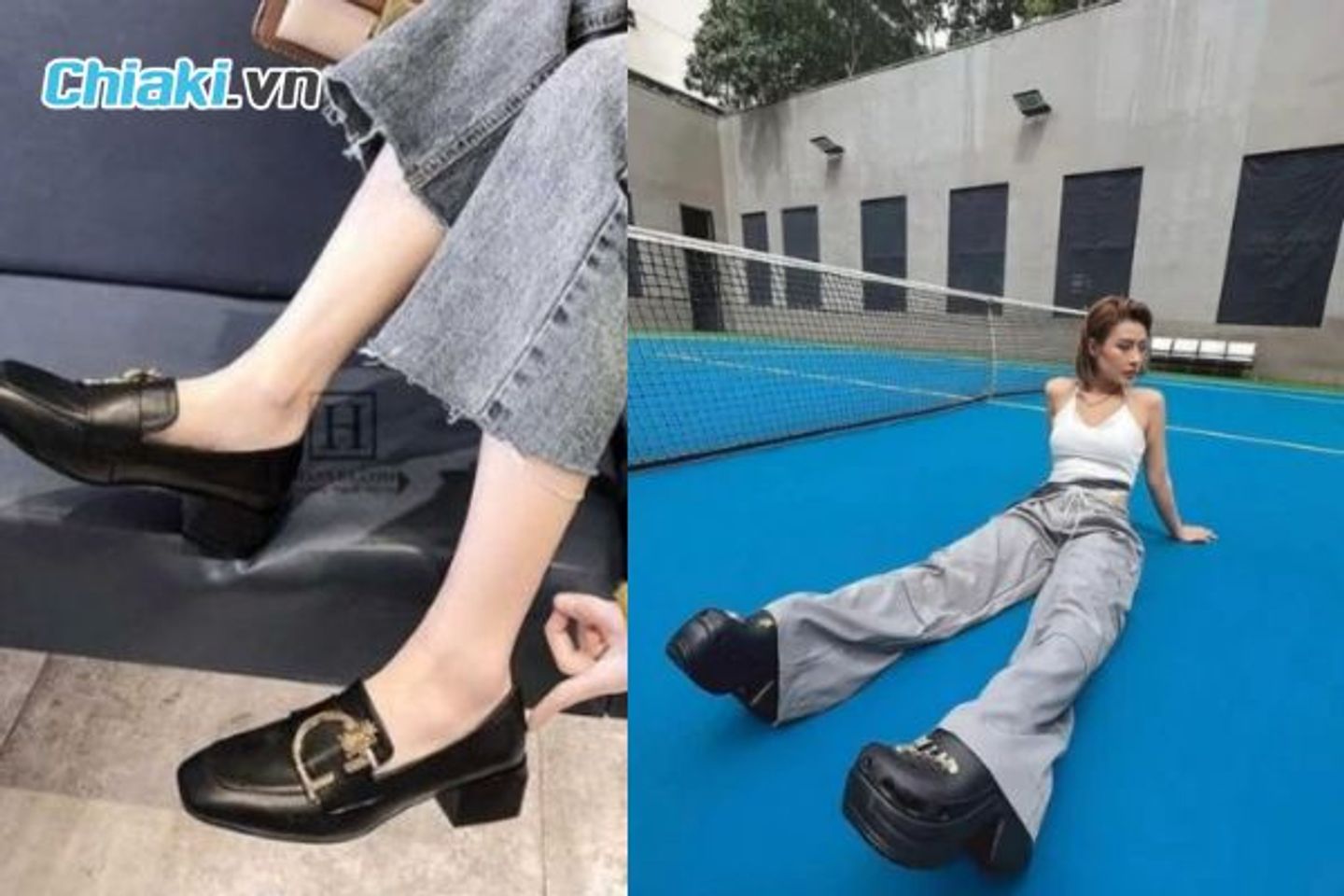 Quần &aacute;o oversize gi&agrave;y loafer