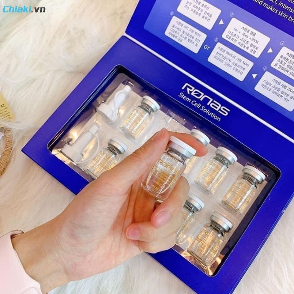 Serum Ronas Stem Cell Solution H&agrave;n Quốc dưỡng s&aacute;ng, cải thiện sắc tố da