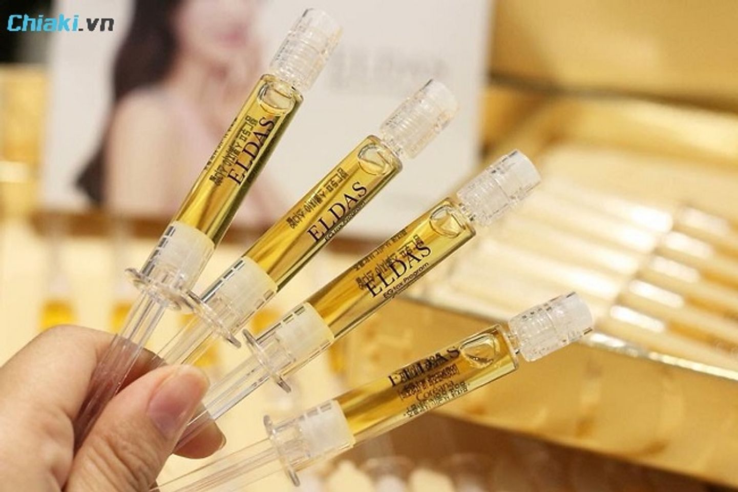 Serum tế b&agrave;o gốc Eldas H&agrave;n Quốc th&uacute;c đẩy t&aacute;i tạo l&agrave;n da