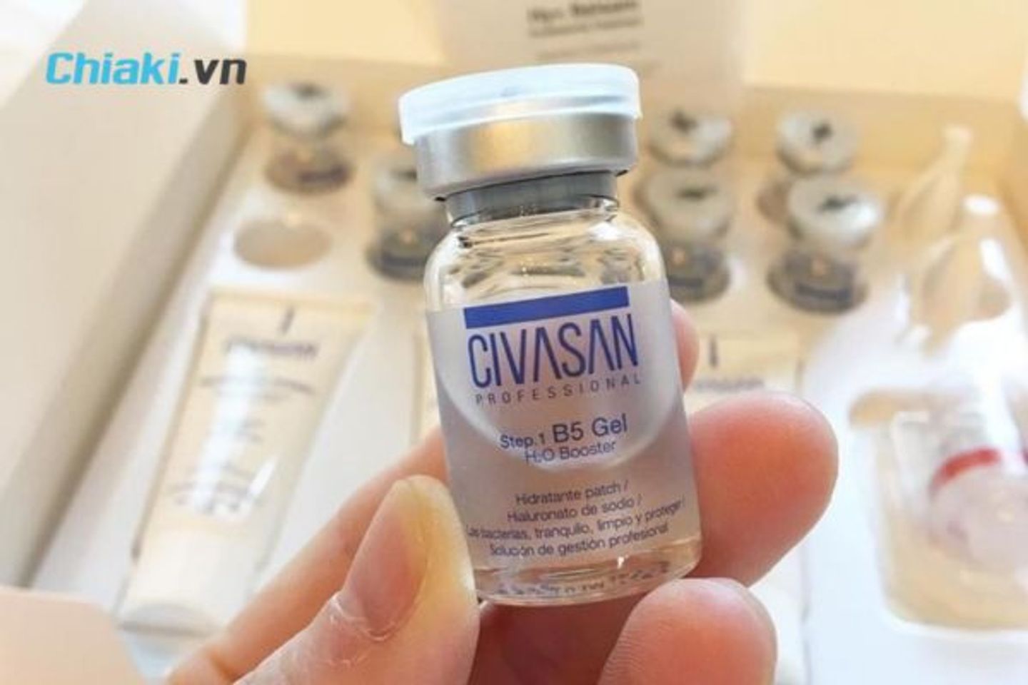 Set 5 lọ tinh chất Civasan B5 Gel H2O Booster