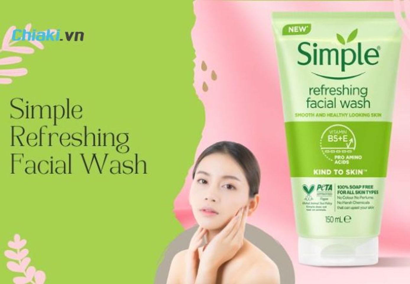 Simple Refreshing Facial Wash