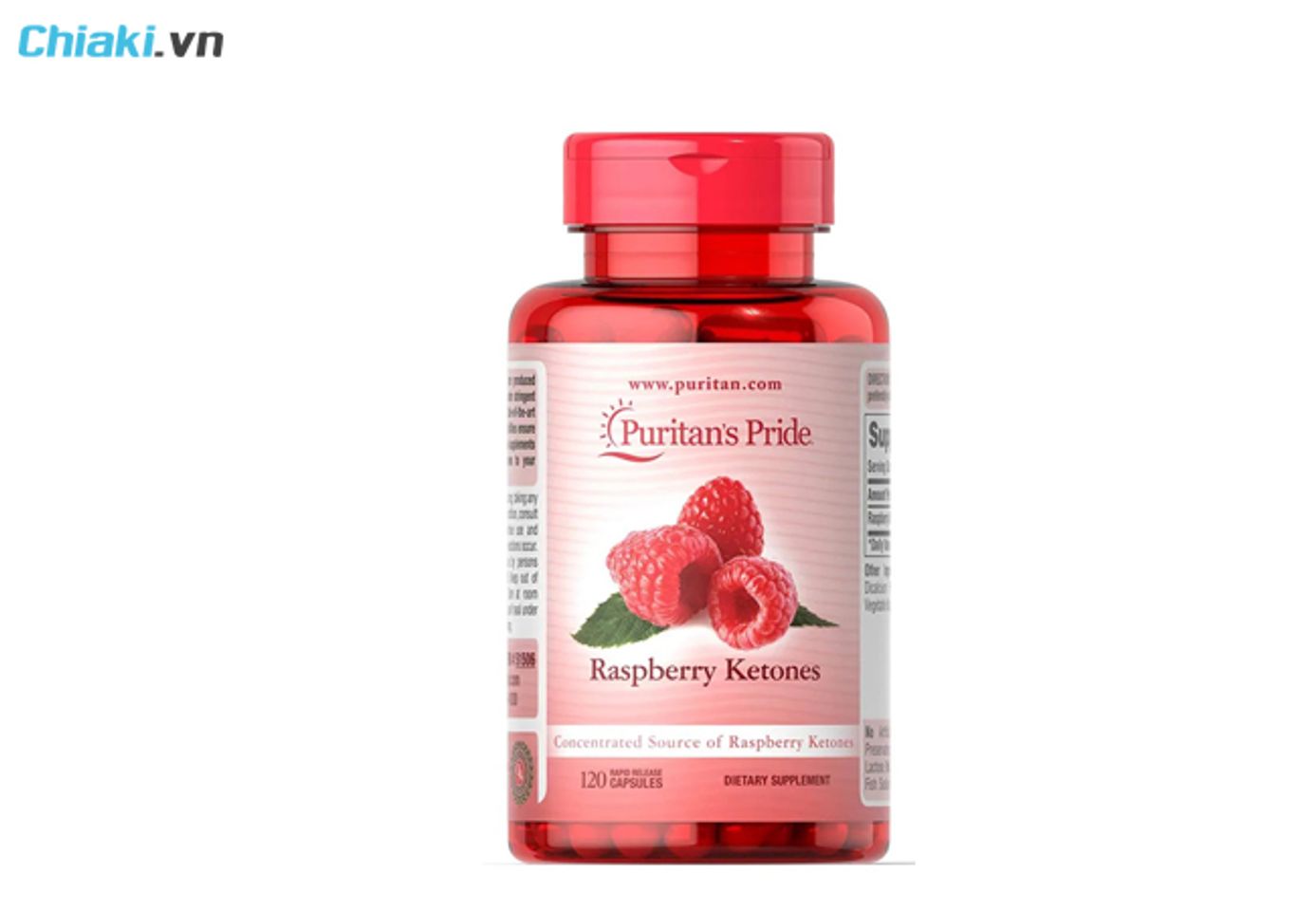 Vi&ecirc;n uống hỗ trợ giảm c&acirc;n Puritan's Pride Raspberry Ketones