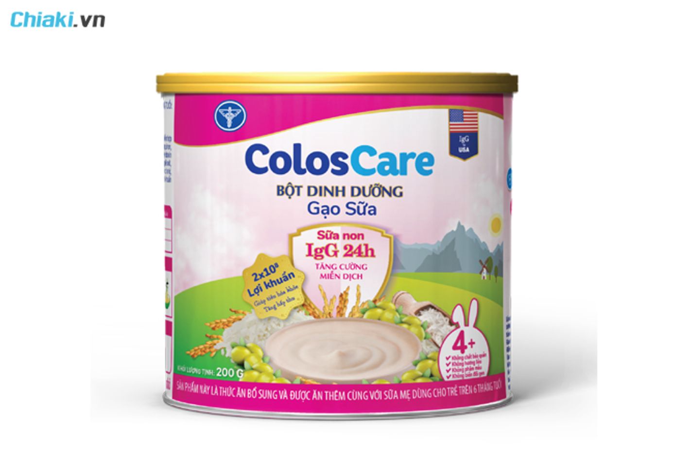 Bột ăn dặm 4 th&aacute;ng cho b&eacute; ColosCare