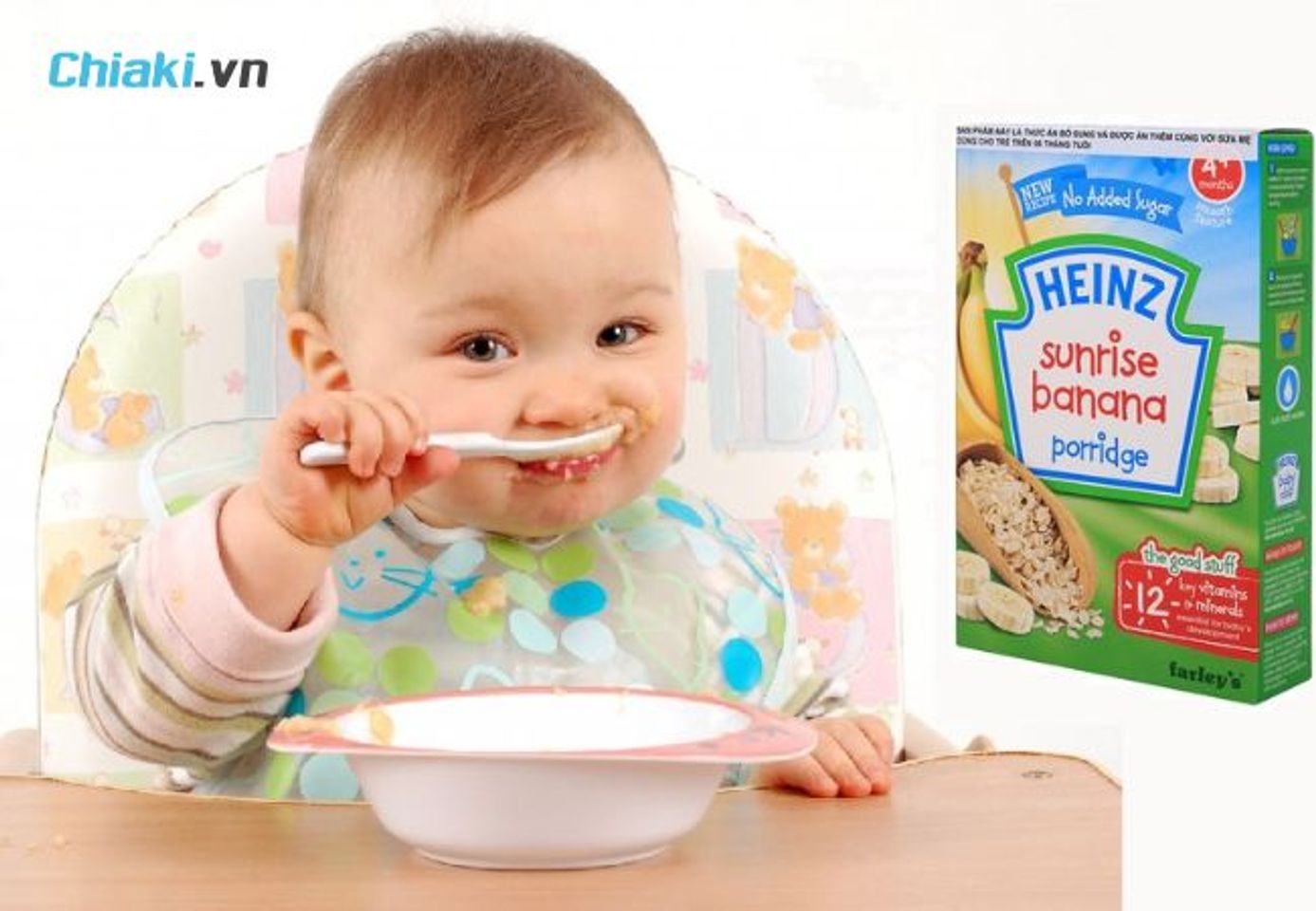 Bột ăn dặm 5 th&aacute;ng cho b&eacute; Heinz