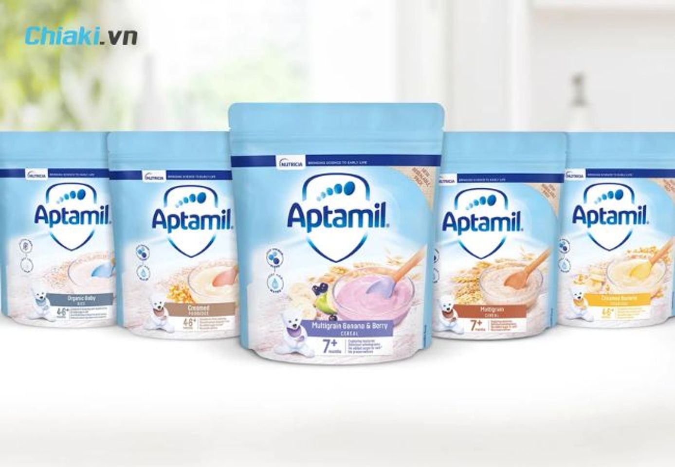 Bột ăn dặm cho b&eacute; 5 th&aacute;ng Aptamil