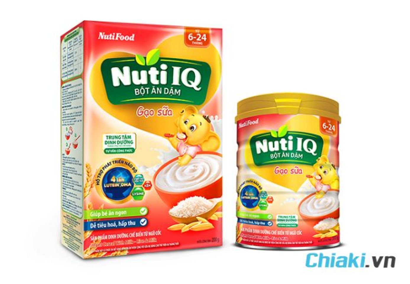 Bột ăn dặm cho trẻ 6 th&aacute;ng tuổi NutiFood IQ