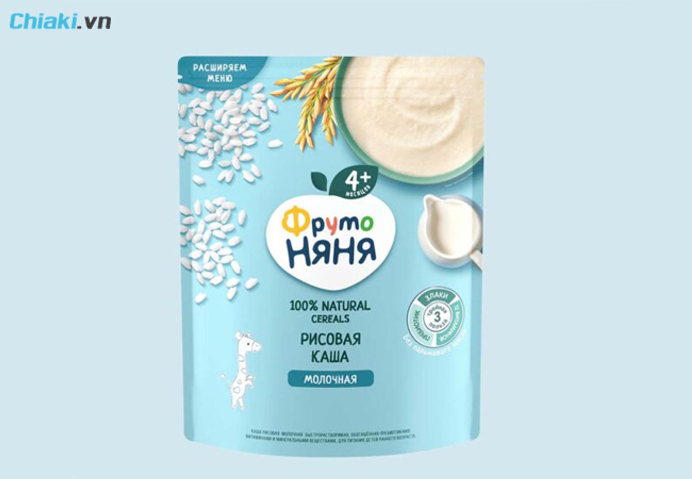 Bột ăn dặm Fruto cho b&eacute; 4 th&aacute;ng