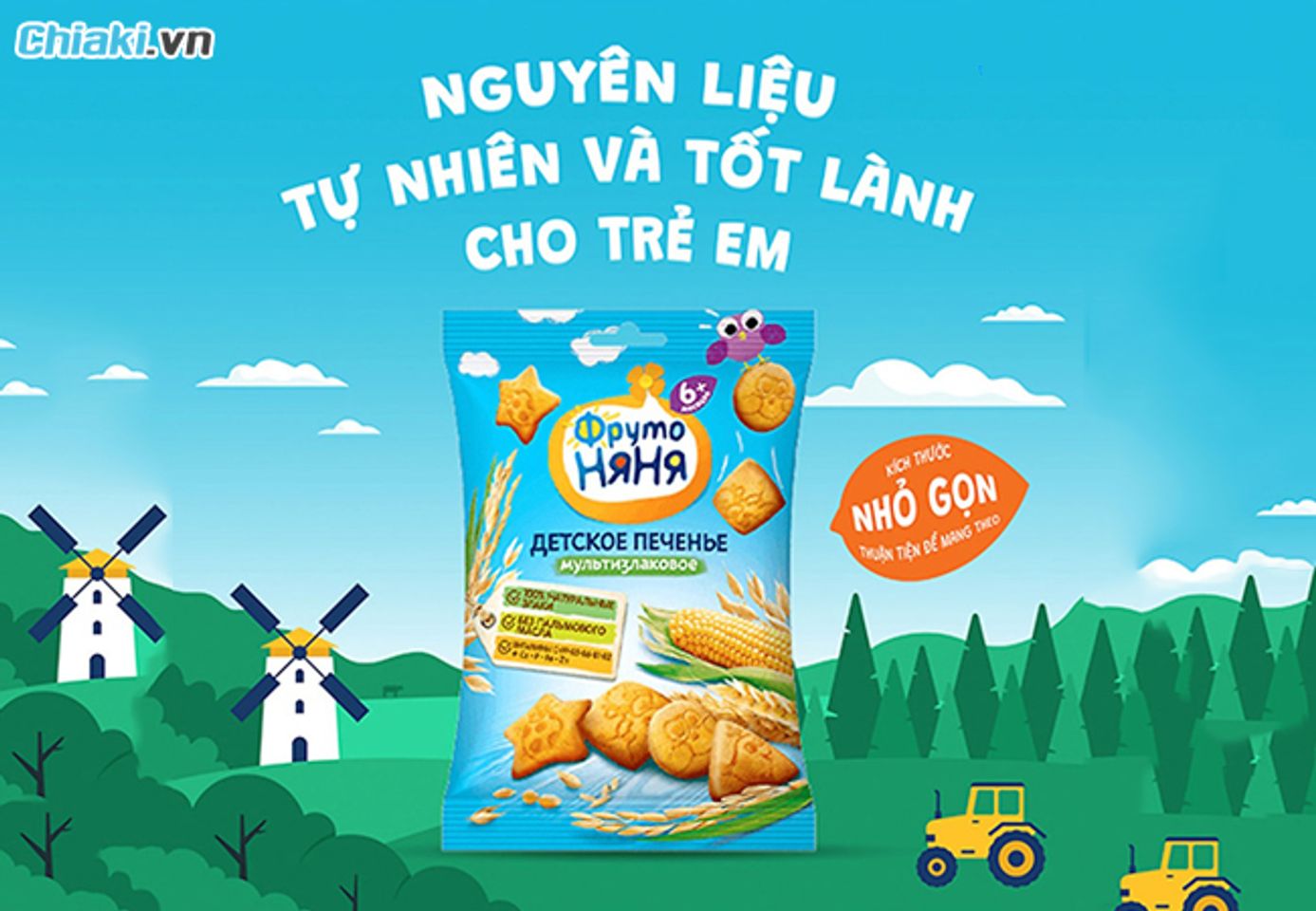 bột ăn dặm Fruto c&oacute; nguy&ecirc;n liệu l&agrave;nh t&iacute;nh