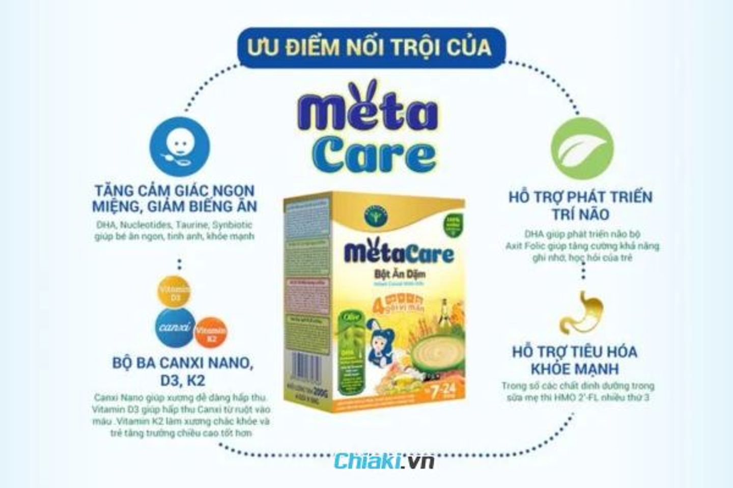 Bột ăn dặm MetaCare tốt kh&ocirc;ng?