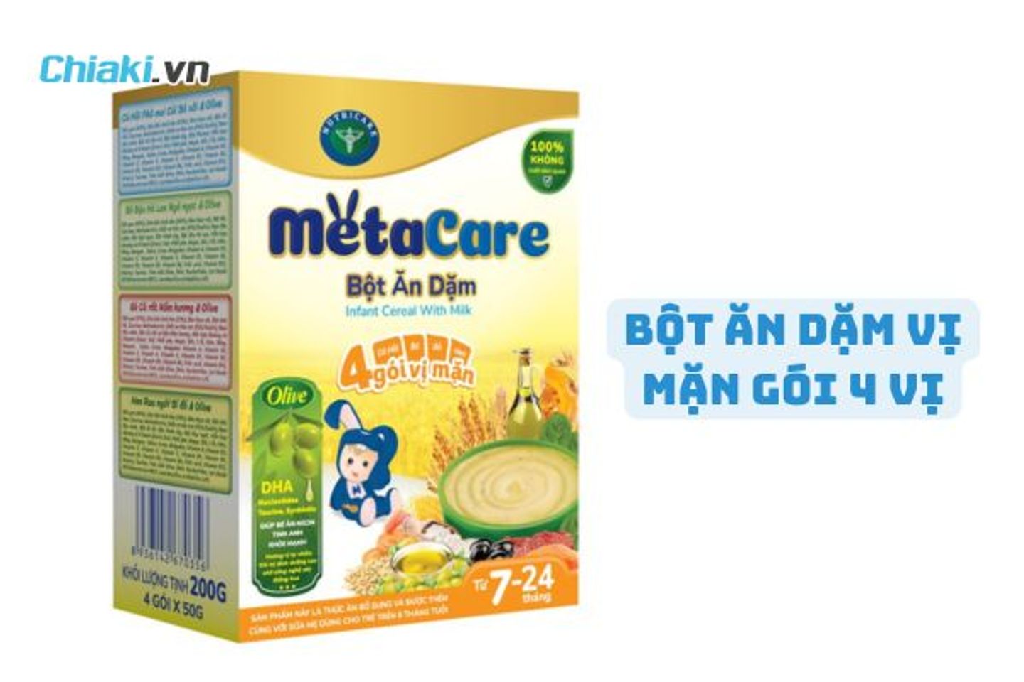 Bột ăn dặm Metacare vị mặn